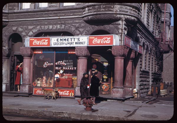 Chicago des années 40 en couleur - Partie 5 dans Photographies du monde d'autrefois P04183