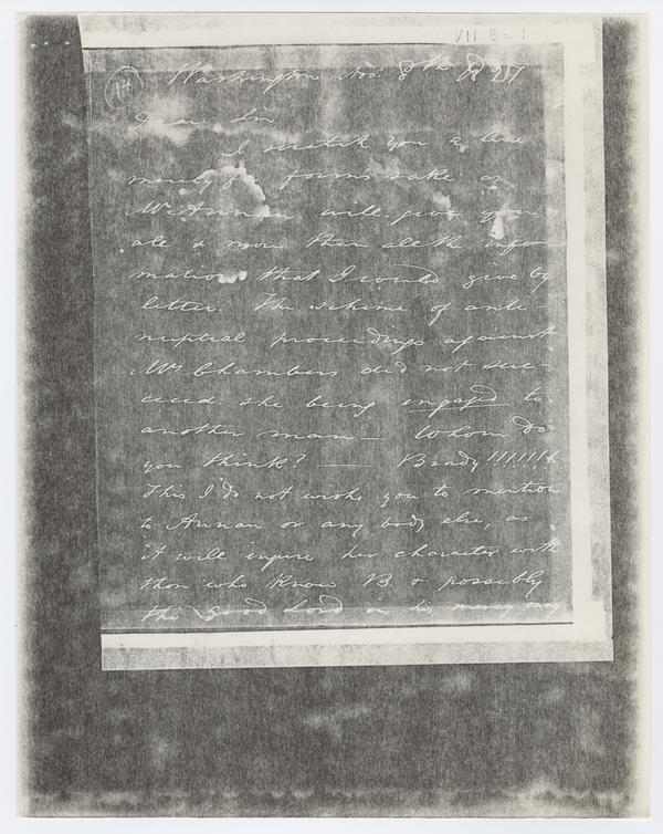 Andrew Wylie to William Holmes McGuffey, 8 November 1827: Page 1 of 4