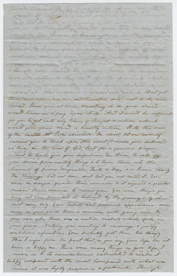 Andrew Wylie to John H. Wylie, 30 June 18??: Page 1 of 4