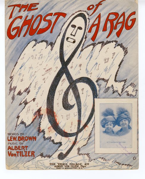 Von Tilzer, Albert, Brown, Lew. Ghost of a rag. New York: York Music Co., 1912.: Page 1 of 5