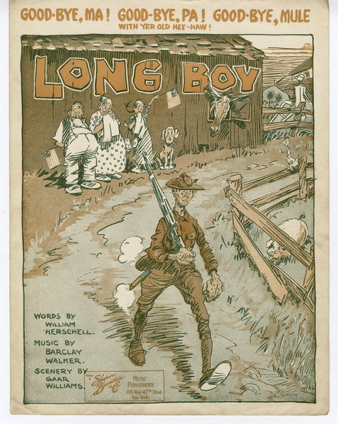 Walker, Barclay, Herschell, William. Long boy. New York: Shapiro, Bernstein & Co. Inc., 1917.: Page 1 of 4