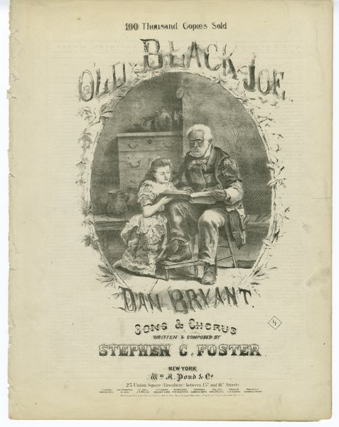 Foster, Stephen Collins, Foster, Stephen Collins. Old black Joe. New York: Firth Pond & Co., 1860.: Page 1 of 6