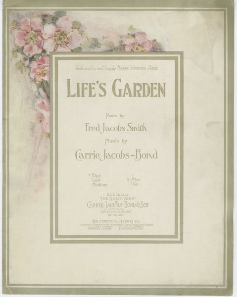 Jacobs-Bond, Carrie, Smith, Fred J. Life