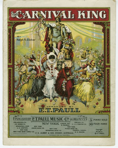 Elicker, Ralph K. Carnival king. New York: E. T. Paull Music Co., 1911.: Page 1 of 8