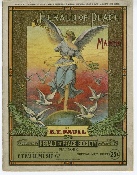 Paull, E. T. Herald of peace. New York: E. T. Paull Music Company, 1914.: Page 1 of 8