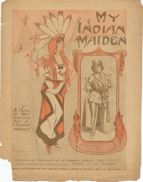 Coleman, Edward, Wilson, Harry H. My Indian maiden. New York: The American Advance Music Co., 1904.: Page 1 of 4