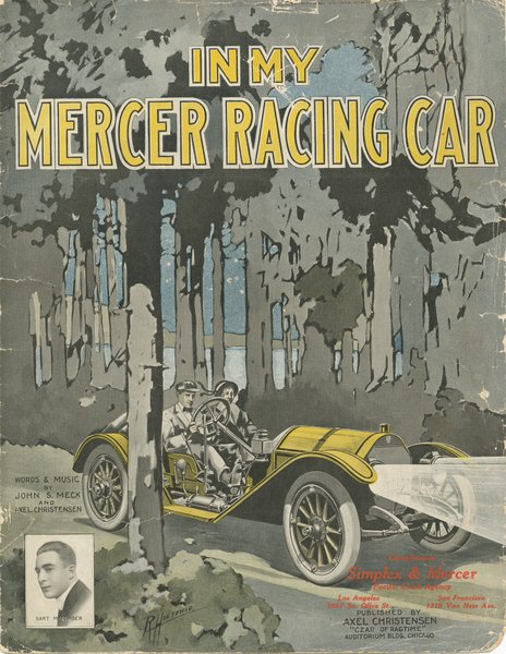 Christensen, Axel, Meck, John S. In my Mercer racing car. Chicago: Alex W. Christensen, 1913.: Page 1 of 6