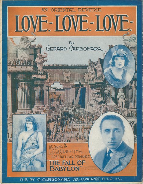 Carbonara, Gerard. Love love love. New York: G. Carbonara, 1919.: Page 1 of 5