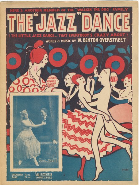 Overstreet, W. Benton. Jazz dance. Chicago: Will Rossiter, 1917.: Page 1 of 4