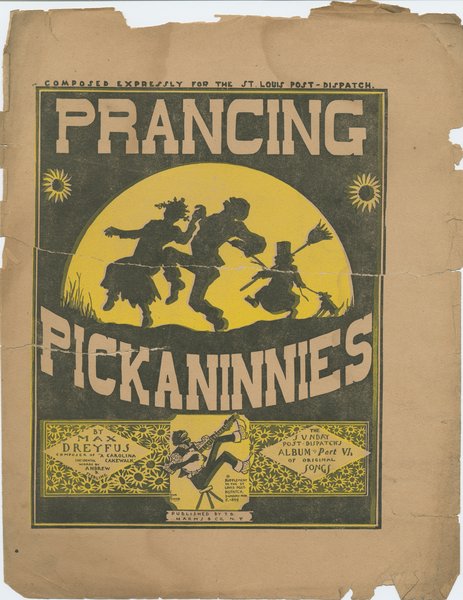Dreyfus, Max. Prancing pickaninnies. St. Louis, MO: St. Louis Post-Dispatch, 1899.: Page 1 of 4