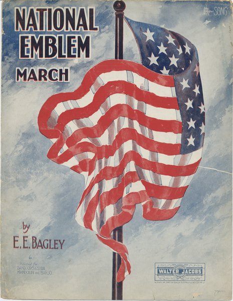 Bagley, E. E. National emblem. Boston: Walter Jacobs, 1911.: Page 1 of 6