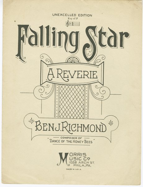 Richmond, Benjamin. Falling star. New York: Armstrong Music Pub. Co., 1903.: Page 1 of 6