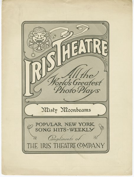 Williams, Mamie. Iris Theatre. Kansas City, MO: J. W. Jenkins Sons Music Co., 1907.: Page 1 of 8