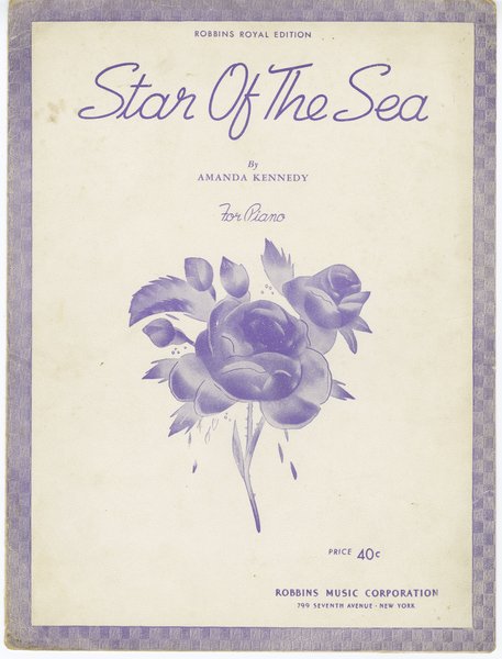 Kennedy, Amanda. Star of the sea. New York: Robbins Music Corporation.: Page 1 of 8