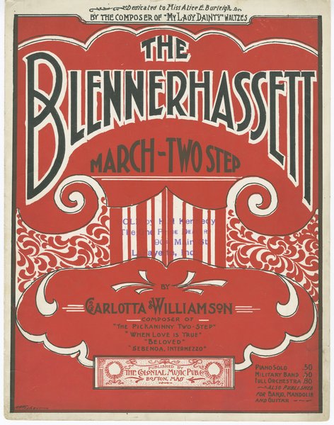 Williamson, Carlotta. Blennerhassett. Boston: G.M. Blandford, 1902.: Page 1 of 8