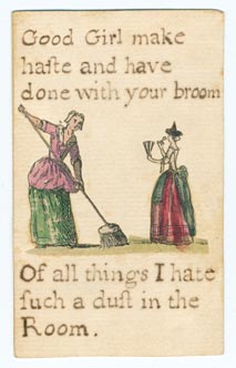 Set 17. As John with his rake. Set of 44 unnumbered lesson cards on secular subjects with related colored picture in center of card. Verso, plain. 44 items.: Page 31 of 88