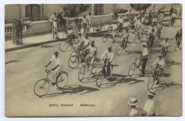 Postcard of Cycling Club at IU