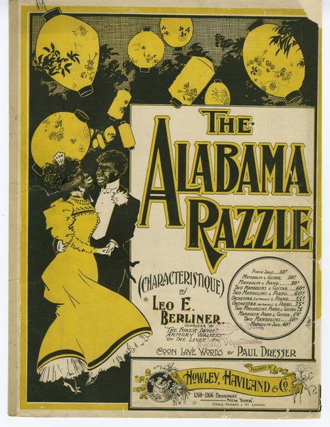 Berliner, Leo E. The Alabama razzle. New York: Howley, Haviland & Co., 1898.: Page 1 of 6