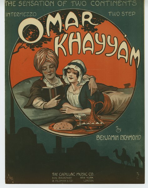 Richmond, Benjamin. Omar khayyam : intermezzo two-step. New York: The Cadillac Music Co., 1914.: Page 1 of 6
