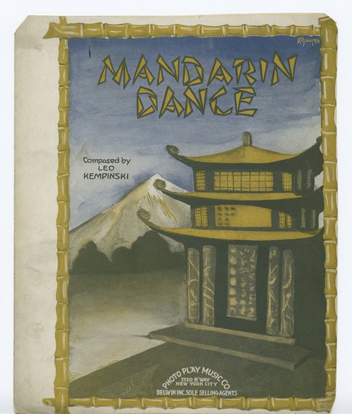 Kempinski, Leo A. Mandarin dance. New York: Photo Play Music Co., 1919.: Page 1 of 6