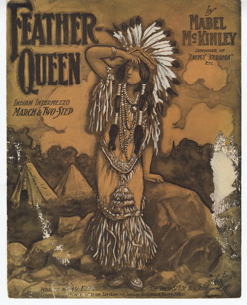 McKinley, Mabel. Feather queen. New York: Leo Feist, 1905.: Page 1 of 6