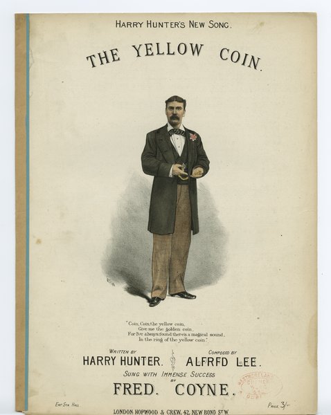 Lee, Alfred, d. 1906, Hunter, Harry. The Yellow coin. London: Hopwood & Crew, 1880.: Page 1 of 7