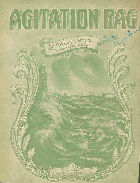 Hampton, Robert,. Agitation rag. St. Louis: Stark Music Co., 1915.: Page 1 of 6