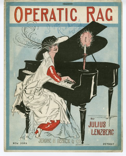 Lenzberg, Julius. Operatic rag. New York: Jerome H. Remick & Co., 1914.: Page 1 of 6