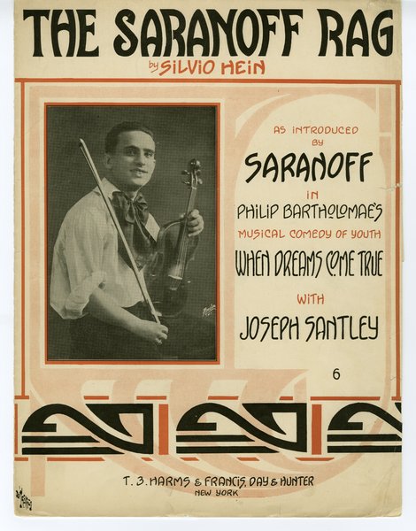 Hein, Silvio. The Saranoff rag. New York: T. B. Harms & Francis, Day & Hunter, 1913.: Page 1 of 8