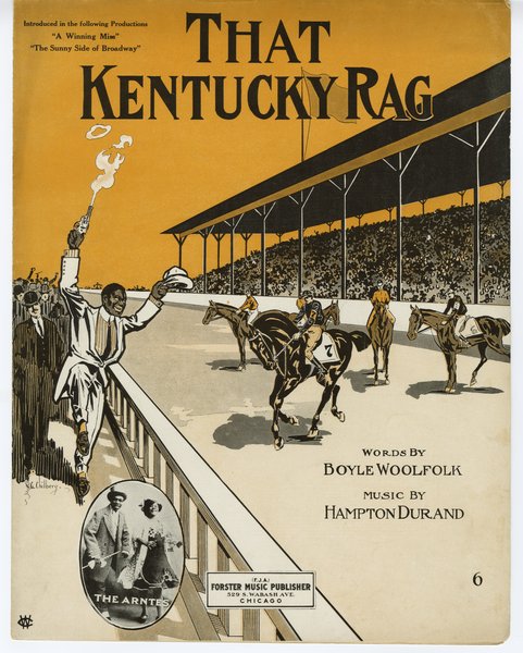 Woolfolk, Boyle, Durand, Hampton. That Kentucky rag. Chicago, Ill.: Forster Music Publisher, 1912.: Page 1 of 6