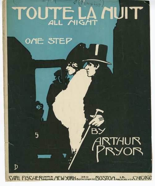 Pryor, Arthur. Toute la nuit (all night) : one-step, two-step, rag. New York: Carl Fischer, 1914.: Page 1 of 5