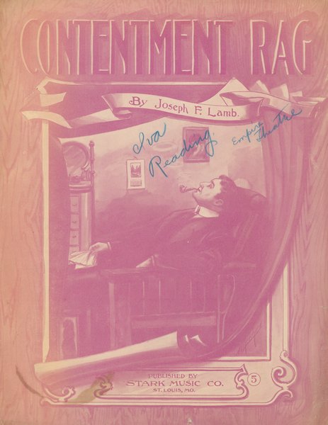 Lamb, Joseph F. 1887-1960. (Joseph Francis),. Contentment. St. Louis: Stark Music Co., 1915.: Page 1 of 6