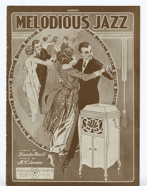Jerome, M. K., b. 1893, Merrill, Blanche. Melodious jazz. New York: Waterson, Berlin & Snyder Co., 1920.: Page 1 of 4