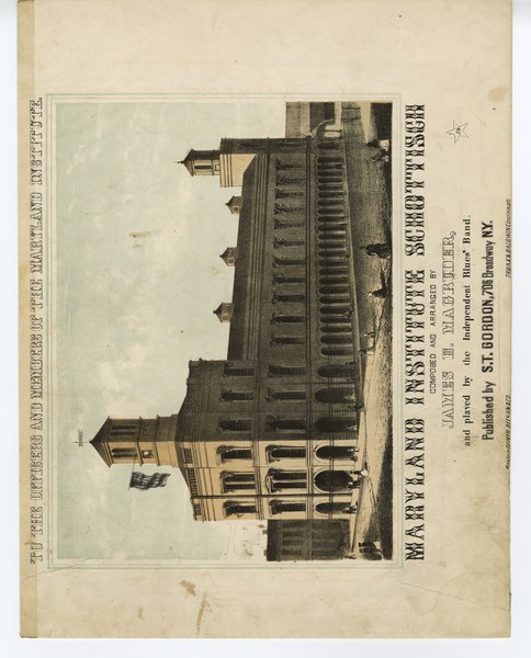 Magruder, James E. Maryland Institute schottisch. New York: S. T. Gordon, 1854.: Page 1 of 5
