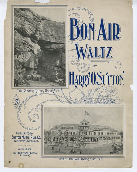 Sutton, Harry O. Bon air waltz. New York: Satton Music Pub., Co., 1899.: Page 1 of 6