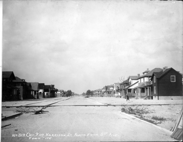 Harrison Street, North from 8th Avenue