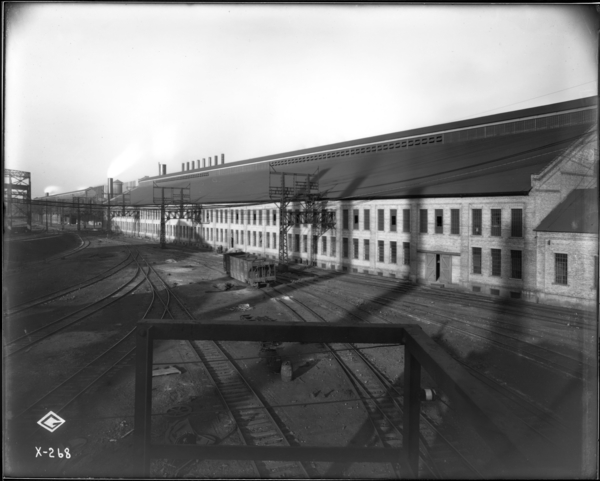 Gen. View of Power Station Looking North End of #1 O.H. Scrap Trestle