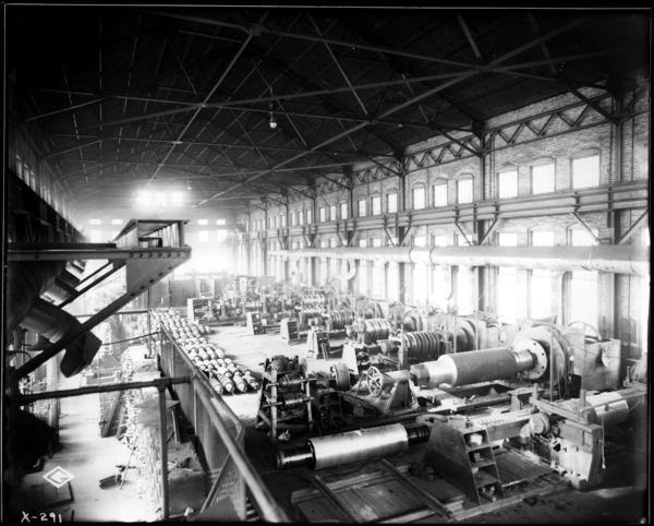Gen. View of Interior of Roll Shop, Looking N.W.