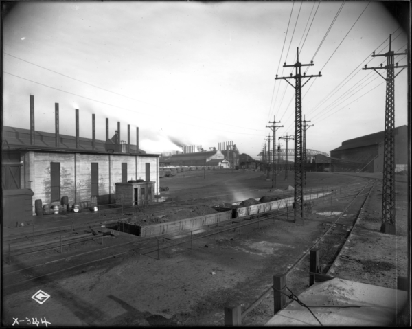 E.J. and E. Coaling Station Yard. View Looking N.W.at Cinder Pit