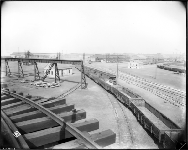 View from Axle Mill Coal Trestle Looking N.E. showing General View of Yard