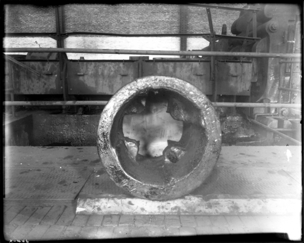Billet Mill. View Looking into Bad End of Coupling Box