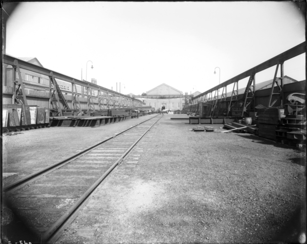 View from West End of Store Yard Looking East