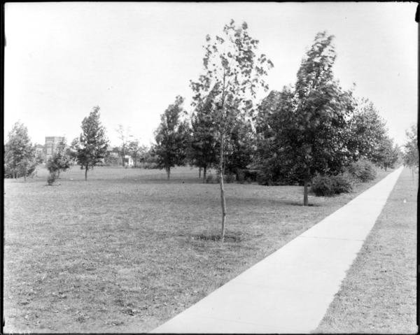 East Side Park, Looking S.E. from N.W. Corner