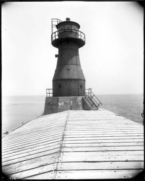 Harbor, Looking East Toward Lighthouse