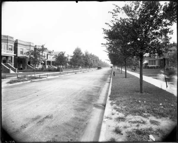 Jackson Street, Looking South from Mid-700 Block