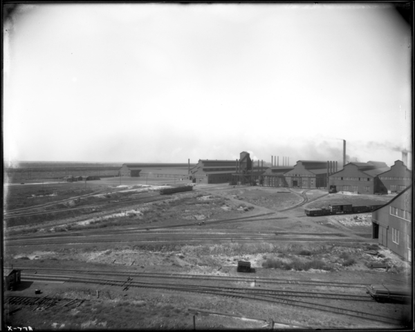 American Sheet and Tin Plate Co., Looking West Toward Tin Plate Plant from #2 Scrap Yard Structure
