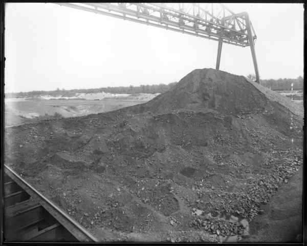 Looking S.W. at Elkhorn Coal Pile, Coke Plant