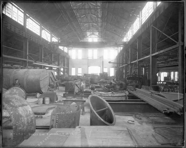 Boiler House Extension, Looking East