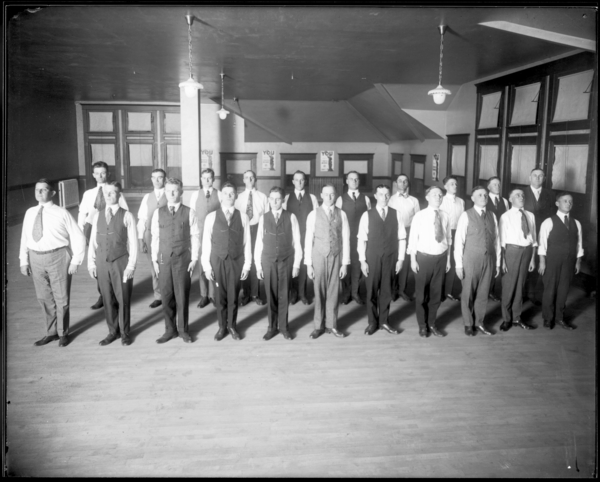 Home Guards, Group of Exempted Employees Training Under K.M. Burr