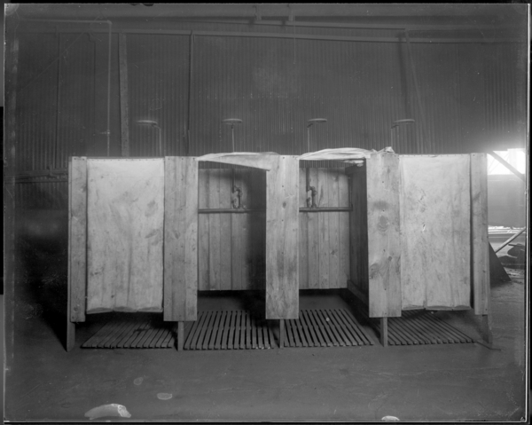 #1 O.H. Temporary Shower Baths, Summer of 1917